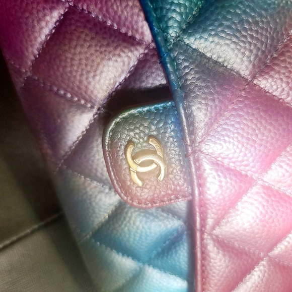 Chanel 🧜‍♀️ Mermaid Classic Flap 🧜‍♂️ Maltese Wallet with matching Chain. - Picture 6 of 14